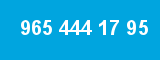 965 444 17 95 965 444 17 95